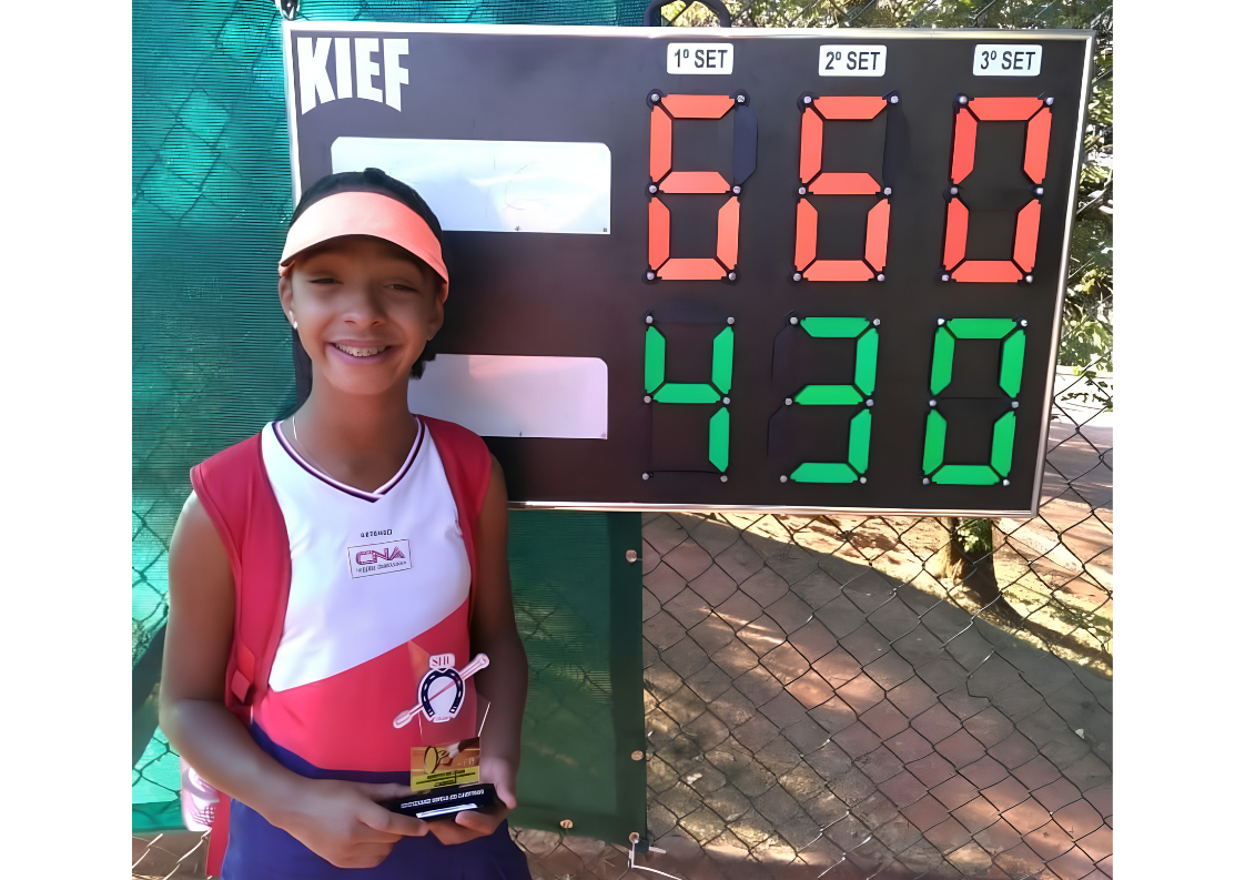 Maria Clara campeã em Campinas