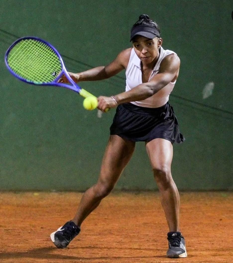 Retrato esportivo de Maria Clara